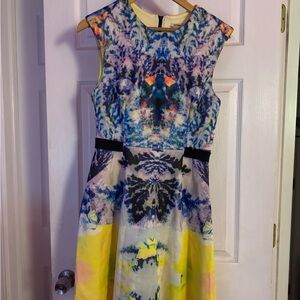 H&M Multicolor Abstract Dress